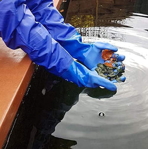 Arm Length Waterproof Pond Gloves