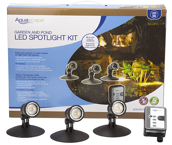 Aquascape 3-Light Spotlight Kit